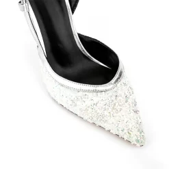 Glitter Pointed Toe Stiletto Heel Slingback Sandals -Ladies Fashion Shoes ushs 288 1.jpg.mst