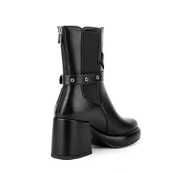 Round Toe Platform Block Heel Chelsea Boots Buckle Ankle Booties 29 Round Toe Platform Block Heel Chelsea Boots Buckle Ankle Booties -Ladies Fashion Shoes ushs 5 1.jpg.mst