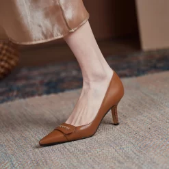 Vintage Leather Pointy Toe Wooden Stilettos Heel Pumps Shoes 25 Vintage Leather Pointy Toe Wooden Stilettos Heel Pumps Shoes -Ladies Fashion Shoes vintage genuine leather pointy toe wooden stilettos heel pumps 11 1.jpg.mst