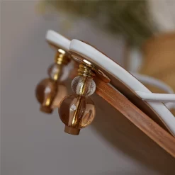 White Transparent Round Heel Sandals Toe Ring Strappy Slide Sandals -Ladies Fashion Shoes white transparent round heel sandals toe ring strappy slide sandals 7 .jpg.mst