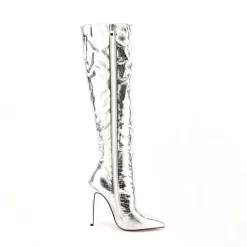 Women's Croc Patent Leather Pointed Toe Stilettos Knee High Boots -Ladies Fashion Shoes wj 515 4.jpg.mst