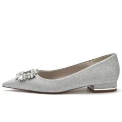 Women's Glitter Opinted Toe Flat -Ladies Fashion Shoes women s glitter opinted toe flat 2 1