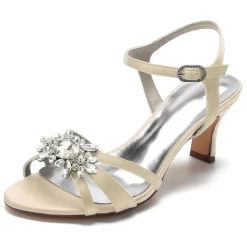 Women's Peep Toe Rhinestone Slingback Clear Sandals -Ladies Fashion Shoes women s peep toe rhinestone slingback clear sandals wedding for women 12 .jpg.mst