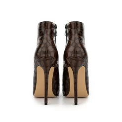 Women's Retro Rrown Stone Pattern Pointed Toe Stilettos Ankle Boots 16 Women's Retro Rrown Stone Pattern Pointed Toe Stilettos Ankle Boots -Ladies Fashion Shoes women s retro rrown stone pattern pointed toe stilettos ankle boots 8 .jpg.mst