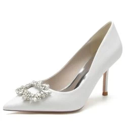 Women's Rhinestone Party Glitter Heel Pumps -Ladies Fashion Shoes women s rhinestone party glitter heel pumps 5 1 1