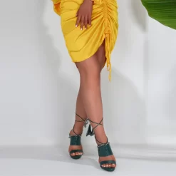 Embossed Vegan Leather Open Toe Stiletto Heel Mule Sandals Tassels Chain Strappy Sandals -Ladies Fashion Shoes yda 049 1.jpg.mst