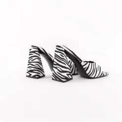Zebra Print Heeled Slide Sandals Block Heels Mule Sandal -Ladies Fashion Shoes zebra print heeled slide sandals block heels mule sandal 10 .jpg.mst