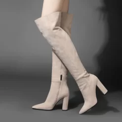 Chunky Heel Zipper Wide Calf Long Dress Boots 26 Chunky Heel Zipper Wide Calf Long Dress Boots -Ladies Fashion Shoes zipper chunky heel wide calf long dress boots 3 1.jpg.mst